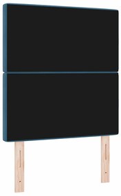 Cabeceira LED Azul Escuro, 80 cm, Veludo