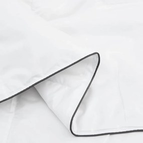 Edredão com travesseiro 2 pcs Branco 135 x 220 cm Penugem