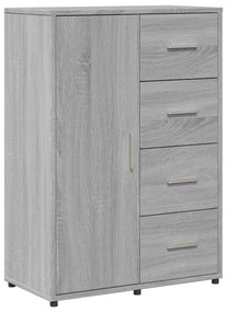 Aparadores 2 pcs 60x31x84 cm derivados madeira cinzento sonoma