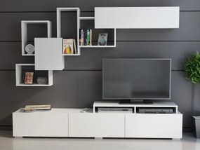 Móvel TV Amor – Branco – 210x30x35 cm