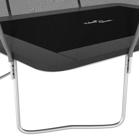 Conjunto de trampolim retangular 335x244x90 cm 150 kg