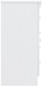 Aparador ALTA 77x35x73 cm madeira de pinho maciça branco