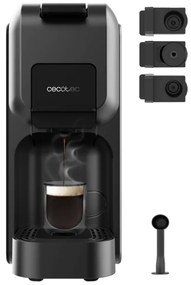 Máquina de café expresso 4 em 1 muito compacta FreeStyle Compact Black . Adequada para café moído e cápsulas diversas