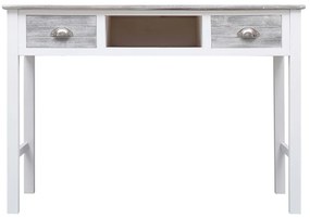 Secretária 110x45x76 cm madeira cinzento