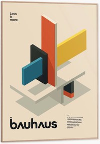 Impressão digital emoldurada Bauhaus