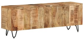 vidaXL Móvel de TV 110x30x40 cm madeira de mangueira maciça