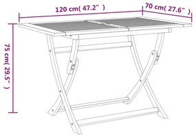 7 pcs conjunto de jantar para jardim madeira de acácia maciça