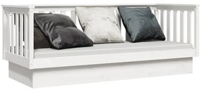 Espreguiçadeira sem colchão 75x190 cm branco
