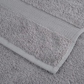 Toalhas premium SOLUND 4 pcs 100x200 cm 600 gsm cinzento
