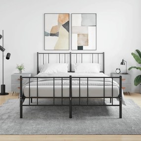 vidaXL Mesas de cabeceira 2pcs derivados de madeira cinza cimento
