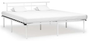 vidaXL Estrutura de cama metal 200x200 cm branco