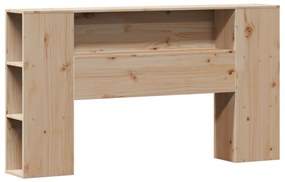 Cama com estante sem colchão 120x190 cm pinho maciço