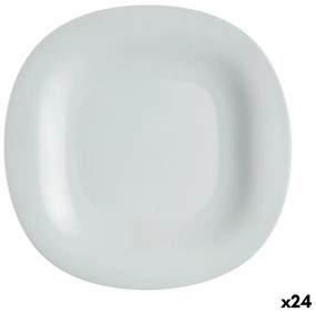 Plat Bord Luminarc Carine Cinzento Vidro (ø 27 cm) (24 Unidades)