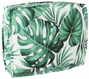 vidaXL Almofada Folha Padrão de Folhas 50 x 40 x 12 cm Tecido Oxford