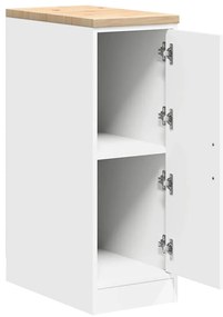 Armário de arrumação de garagem Branco 30x51x85 cm