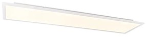 Lâmpada de teto LED branca moderna de 120 cm regulável em 4 níveis - LIV Moderno