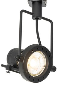 LED Sistema de Trilho Inteligente Preto Monofásico com 5 GU10 Wifi - Suplux Industrial,Moderno