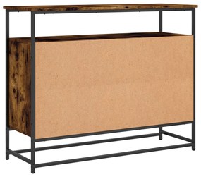 Aparador 100x35x80 cm derivados de madeira carvalho fumado