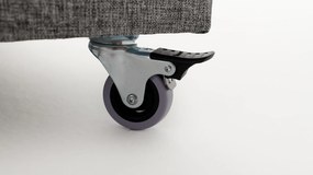 Sofá-Cama de Canto Fly – Cinza – 210x70x280 cm