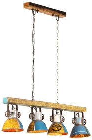 vidaXL Candeeiro de teto industrial 25W 111 cm E27 multicor