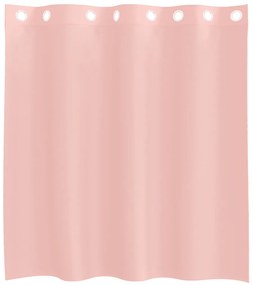 Cortinas de voile com ilhós 2 pcs rosa 140x140 cm