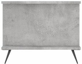 Mesa de centro 90x50x40 madeira processada cinza cimento