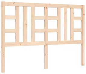 Cama sem colchão 140x200 cm madeira de pinho maciça