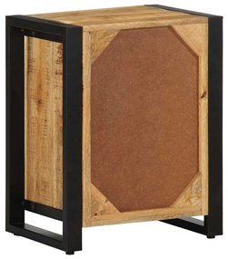 Mesa de cabeceira 40x30x51 cm madeira maciça manga áspera