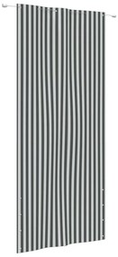 vidaXL Tela de varanda 120x240 cm tecido Oxford antracite e branco