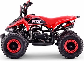 Mini Moto 4 Infantil para crianças 5 a 9 anos 50CC Beneo Motors MTX, velocidade até 40 Km/h com limitador Vermelha