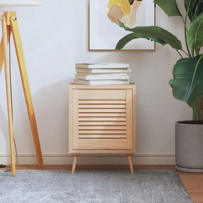 vidaXL Porta de armário com design de persiana pinho maciço