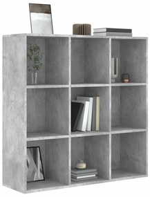Estante 98x29x97,5 cm derivados madeira cinzento cimento