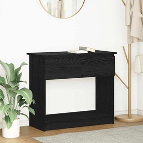 Mesa consola com gavetas 85,5x38,5x74,5 cm preto