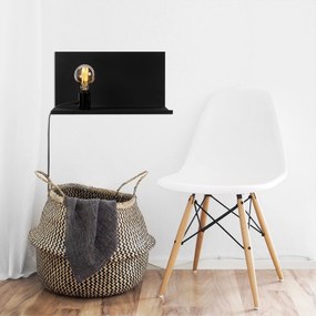 Candeeiro de Parede Tokyo - Preto - 50 x 25 x 25 cm
