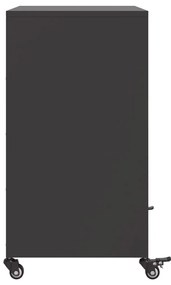 Aparador 68x39x72 cm aço preto