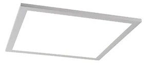 Painel LED moderno em aço 40 cm com LED - Liv Moderno