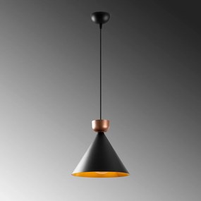 Candeeiro Chandelier Dodo – Preto Cobre – 29 x 29 cm