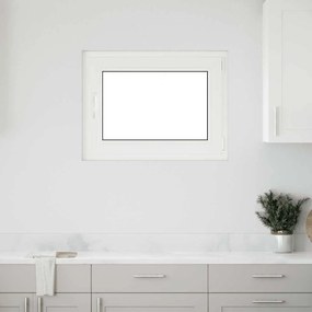 vidaXL Janela de porão "RISOR" 80x60 cm oscilobatente DIN direita antracite