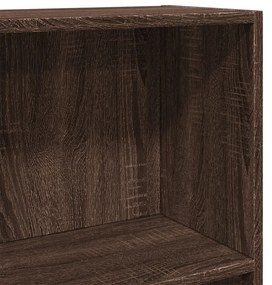 Estante 60x24x109 cm derivados de madeira carvalho castanho
