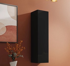 Armário Suspenso Vale de Cambra – 30x120 cm – Preto com Porta Alto Bri