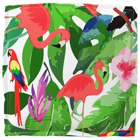 Almofadas de Palete para Assento 6 pcs Tropical Jungle 40x40x8 cm Teci