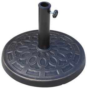 Base para Chapéu de Sol Redonda Suporte para Chapéu de Sol de Resina p
