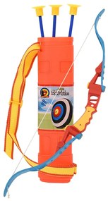 vidaXL Conjunto tiro com arco infantil com arco e flechas
