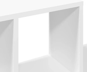 Estante de parede 100x20x53 cm derivados de madeira branco