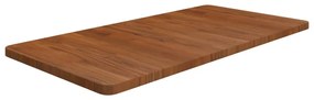vidaXL Bancada p/ WC 100x50x2,5 cm madeira tratada castanho-escuro