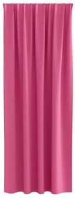 Cortinas 2 pcs Rosa Brilhante 260 x 140 cm Poliéster