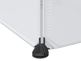 Armário plástico modular 9 gavetas 109x36,5x143 cm branco
