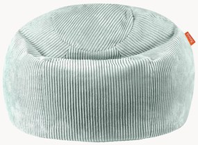 Pufe para crianças em bombazina artesanal Flora