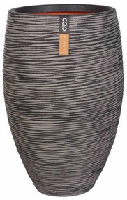 Capi Vaso Nature Rib elegante Deluxe 40x60 cm antracite KOFZ1131