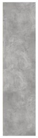 Roupeiro 80x50x200 cm derivados de madeira cinzento cimento